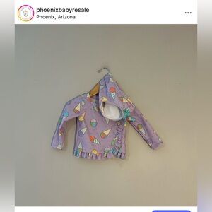 $13 ADD ON ruffle butts swim set 18-24M rufflebutts two piece ice cream‎